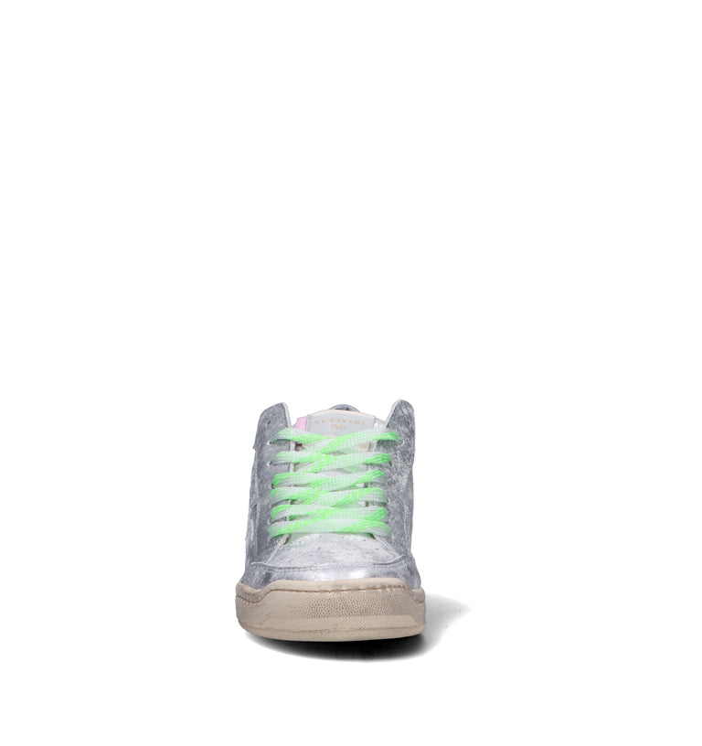 SERAFINI Sneaker donna argento in pelle