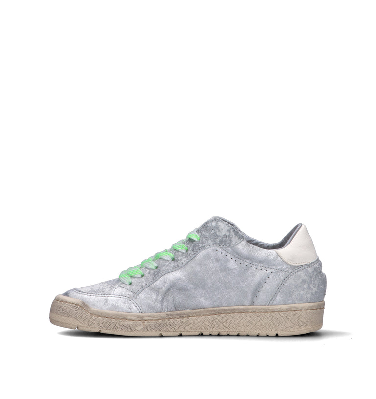 SERAFINI Sneaker donna argento in pelle