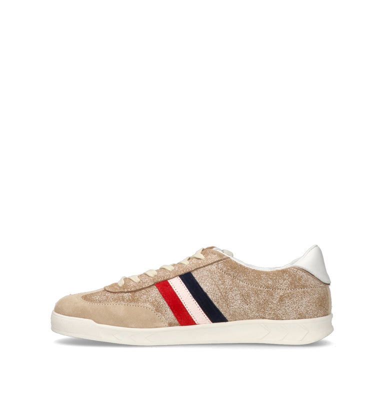 SERAFINI Sneaker uomo beige in suede