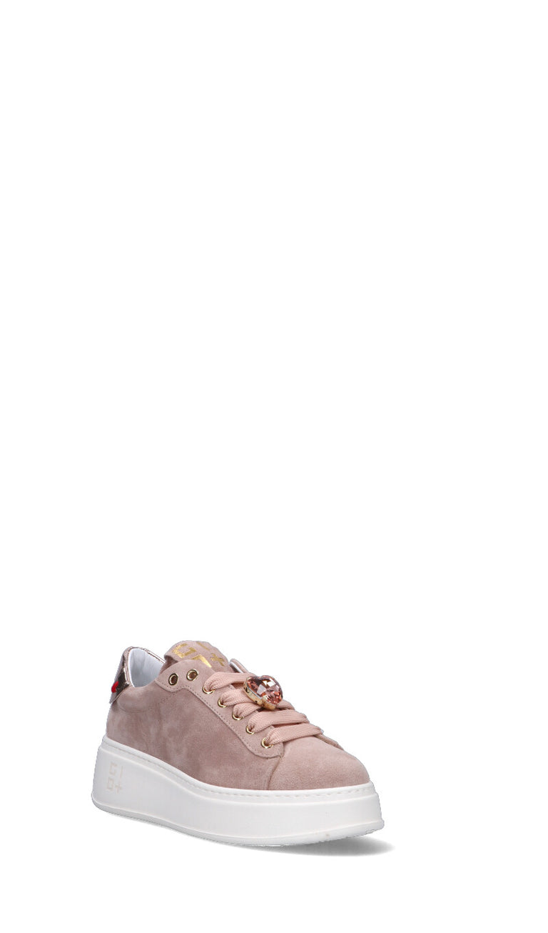GIO+ Sneaker donna rosa in suede