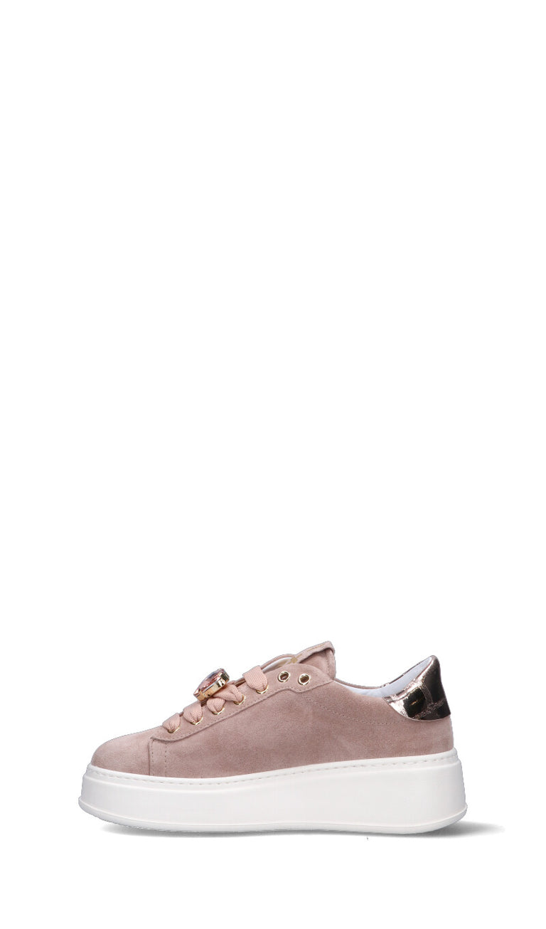 GIO+ Sneaker donna rosa in suede