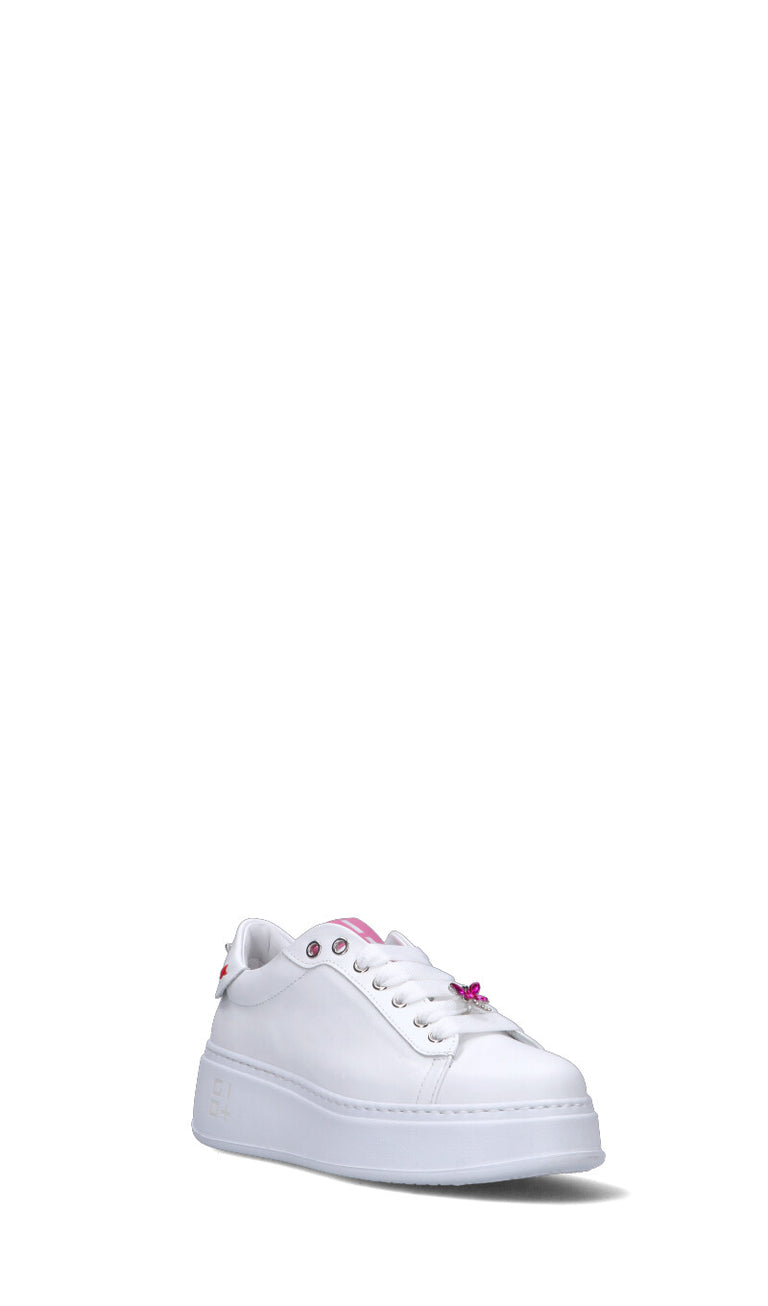 GIO+ Sneaker donna bianca in pelle