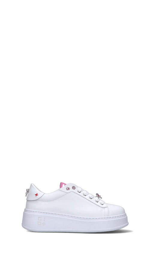 GIO+ Sneaker donna bianca in pelle