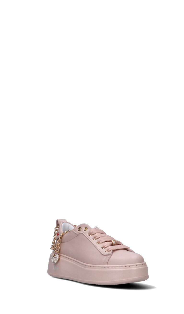 GIO+ Sneaker donna rosa in pelle