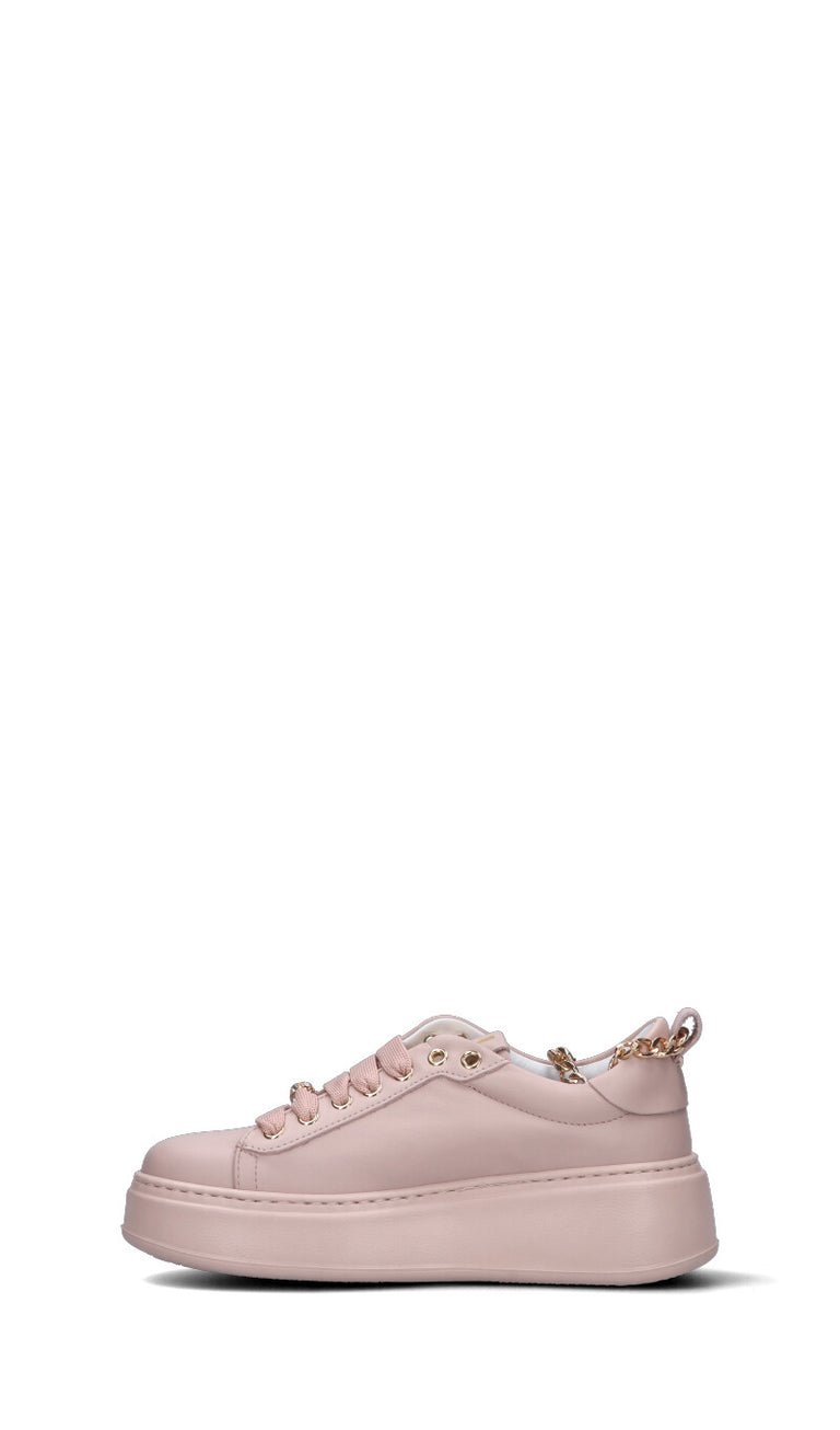 GIO+ Sneaker donna rosa in pelle