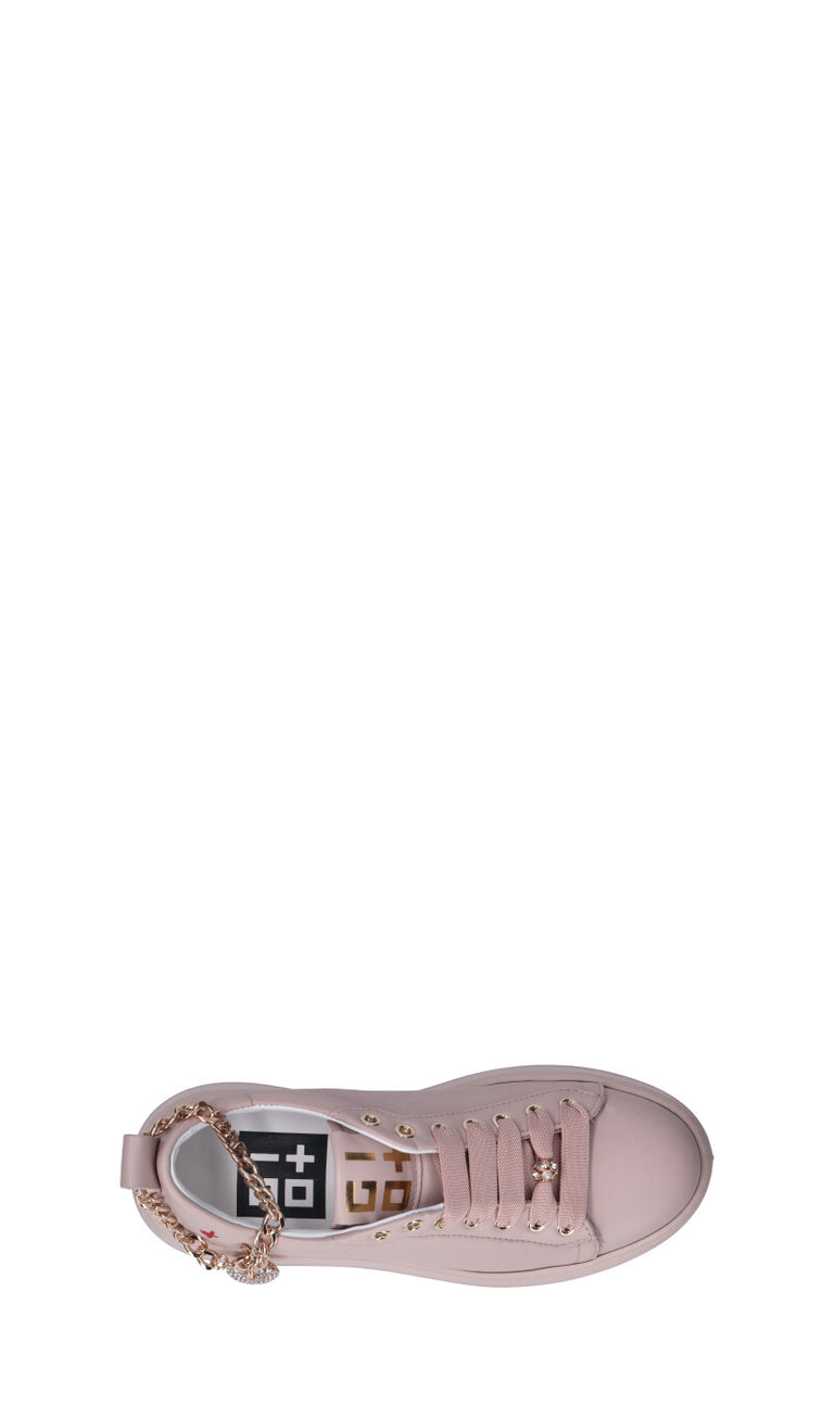 GIO+ Sneaker donna rosa in pelle