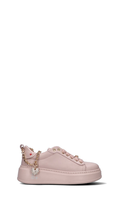 GIO+ Sneaker donna rosa in pelle
