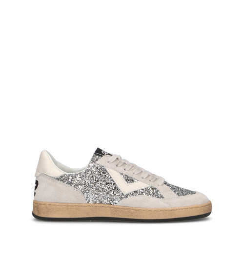 QUATTROBARRADODICI Sneaker donna bianca/argento