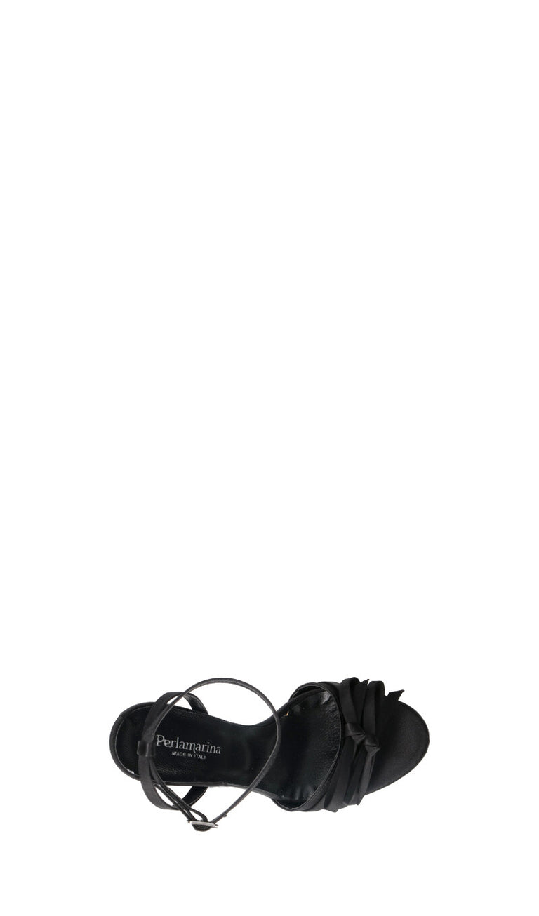 PERLAMARINA Sandalo donna nero