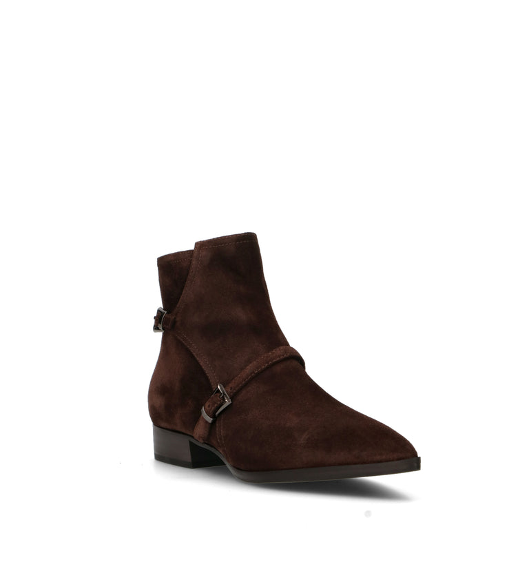 PHIL MELVIS Tronchetto donna testa di moro in suede