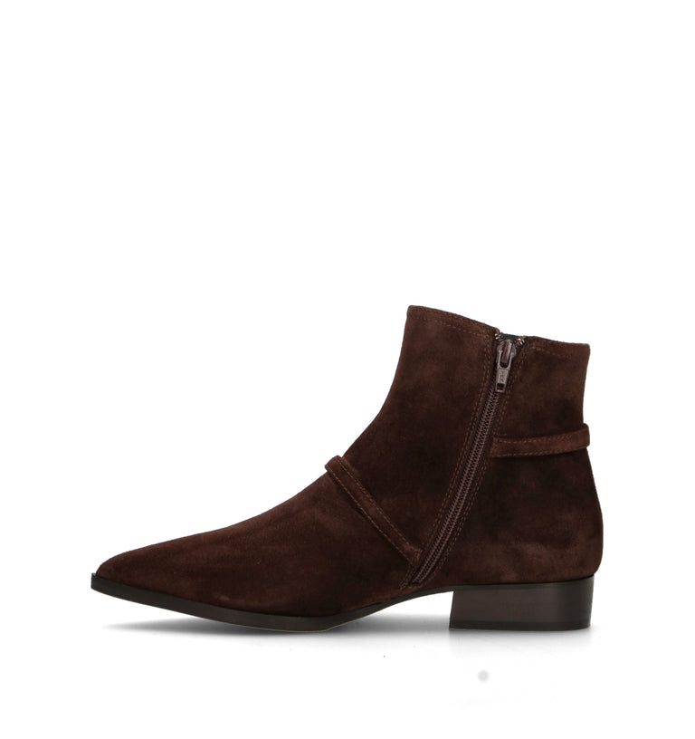 PHIL MELVIS Tronchetto donna testa di moro in suede