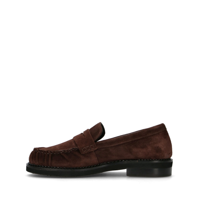 PHIL MELVIS Mocassino donna testa di moro in suede
