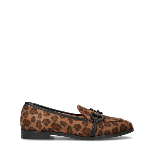 PERLAMARINA Mocassino donna leopardato