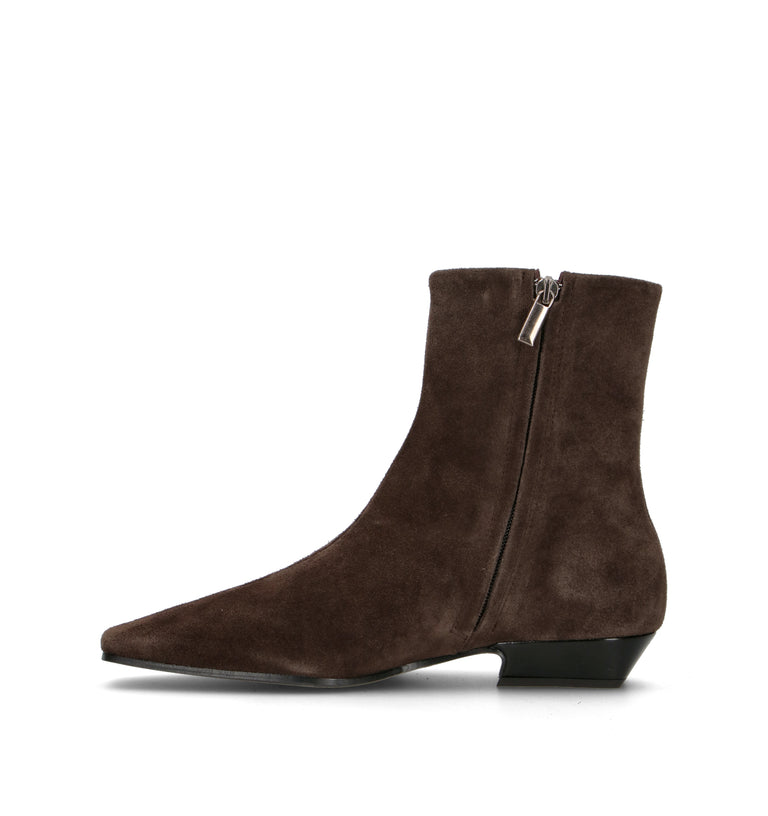 PHIL MELVIS Tronchetto donna marrone in suede
