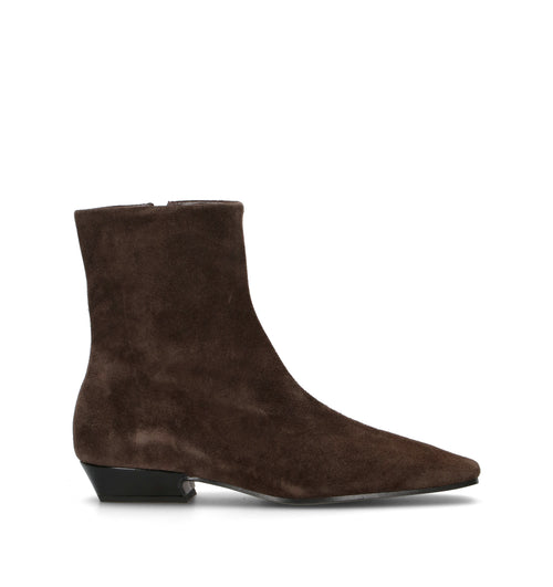 PHIL MELVIS Tronchetto donna marrone in suede