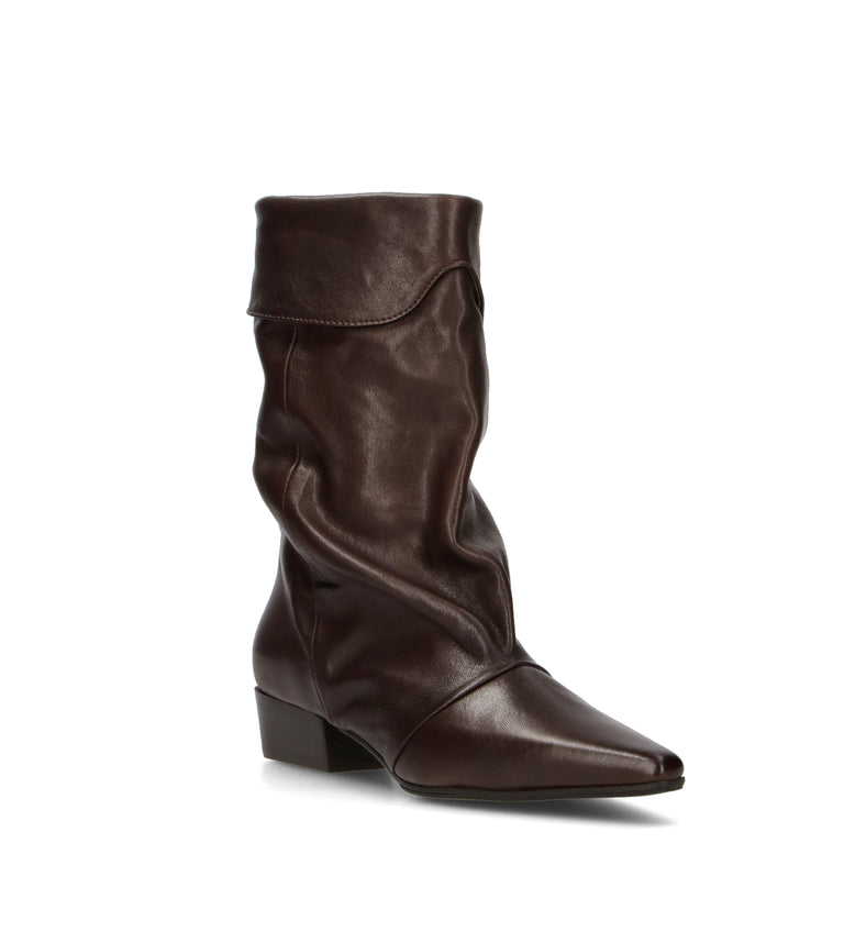PHIL MELVIS Stivale donna marrone in pelle