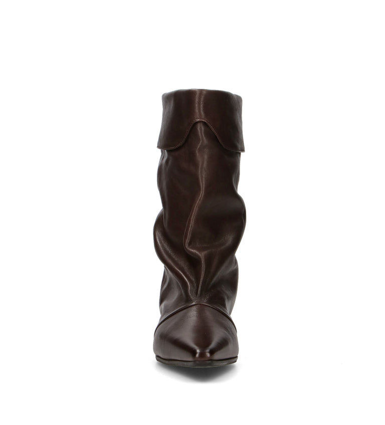 PHIL MELVIS Stivale donna marrone in pelle