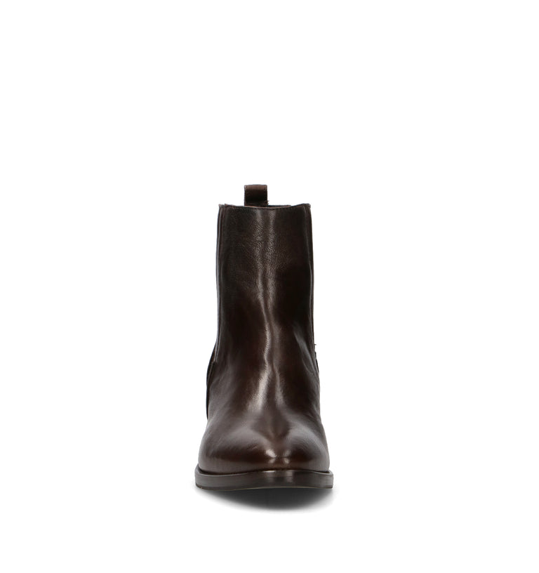 PHIL MELVIS Tronchetto donna marrone in pelle