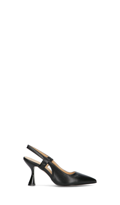 PERLAMARINA Slingback donna nera