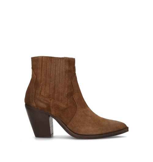 PHIL MELVIS Tronchetto donna marrone in suede