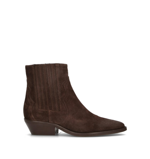 PHIL MELVIS Tronchetto donna marrone in suede