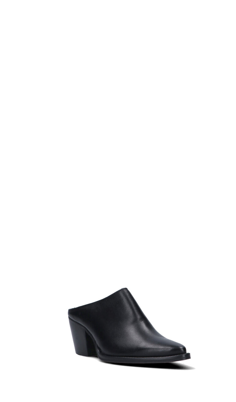 PHIL MELVIS Sabot donna nero in pelle
