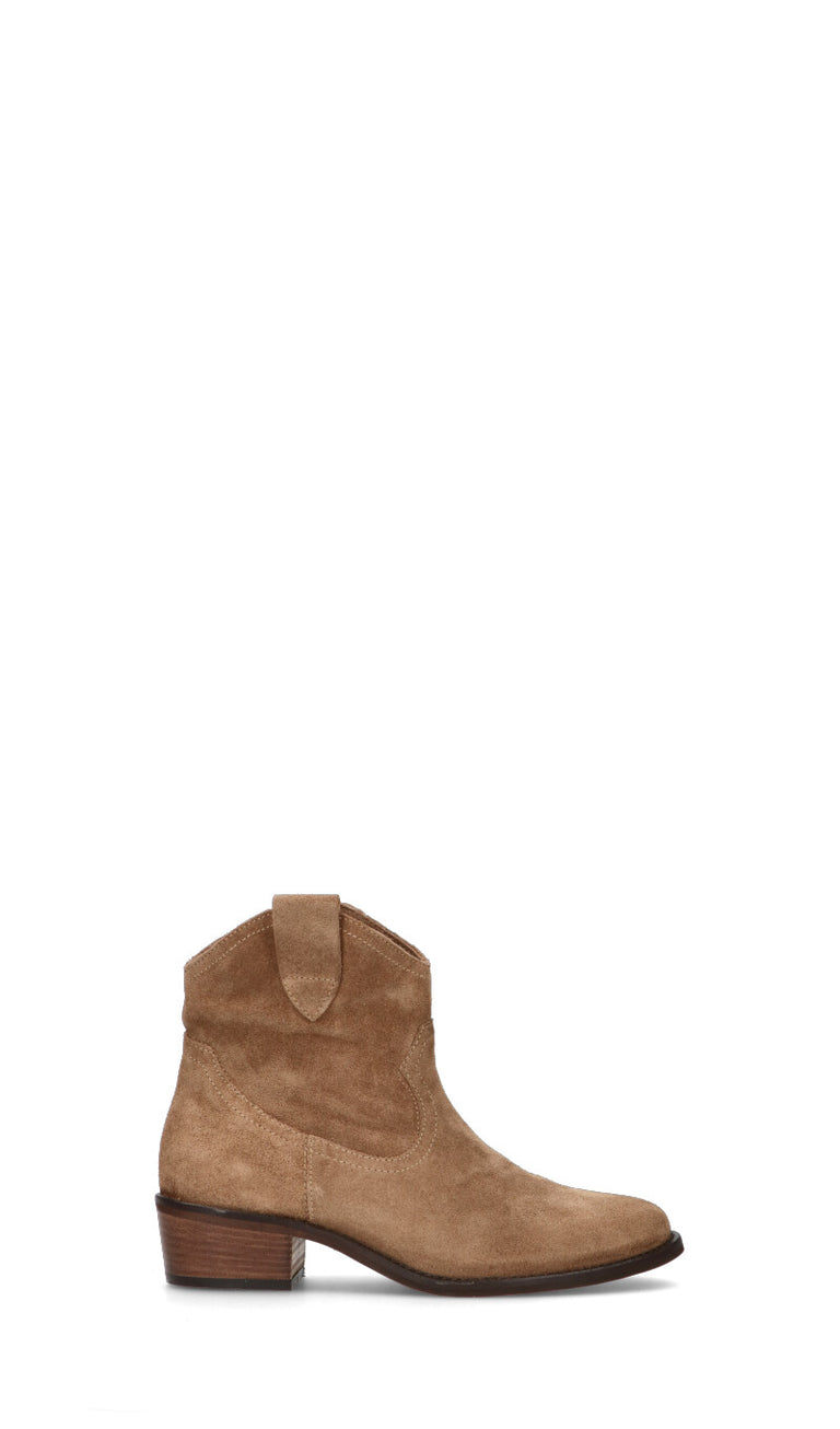 PHIL MELVIS Tronchetto donna cammello in suede