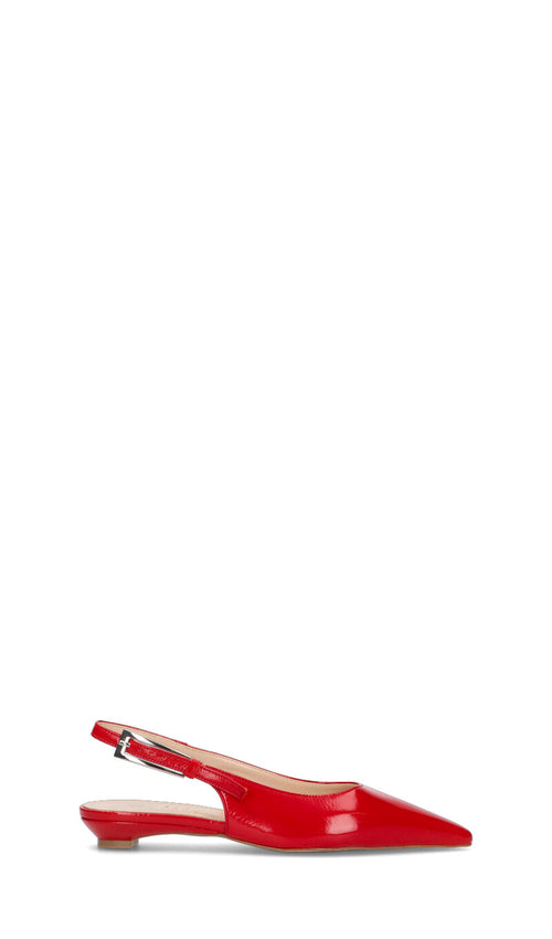 PHIL MELVIS Slingback donna rossa in pelle
