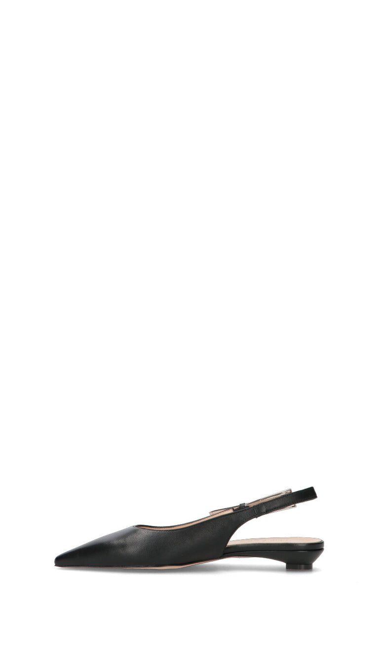 PHIL MELVIS Slingback donna nera in pelle