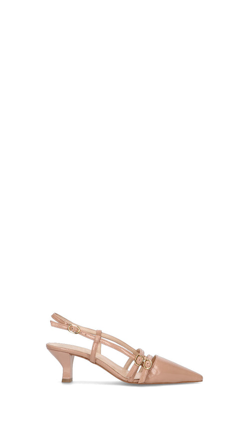 PHIL MELVIS Slingback donna nude in pelle