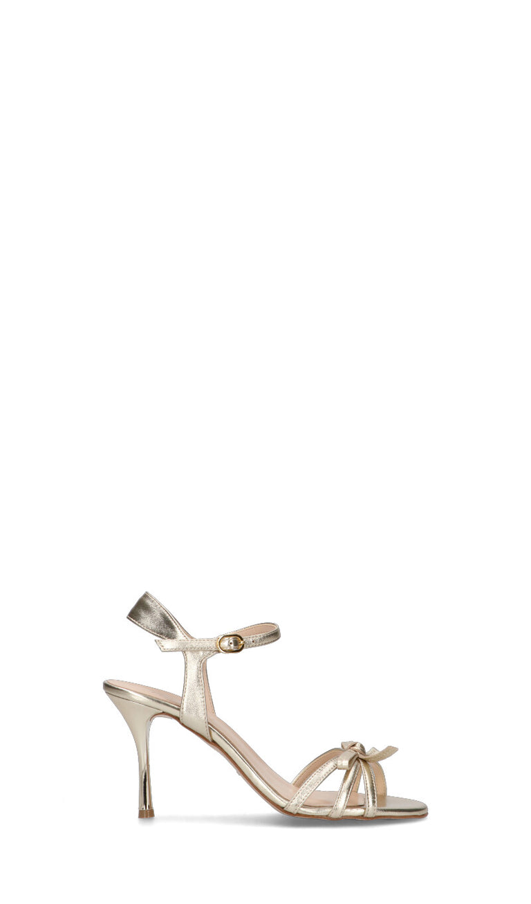PHIL MELVIS Sandalo donna oro in pelle