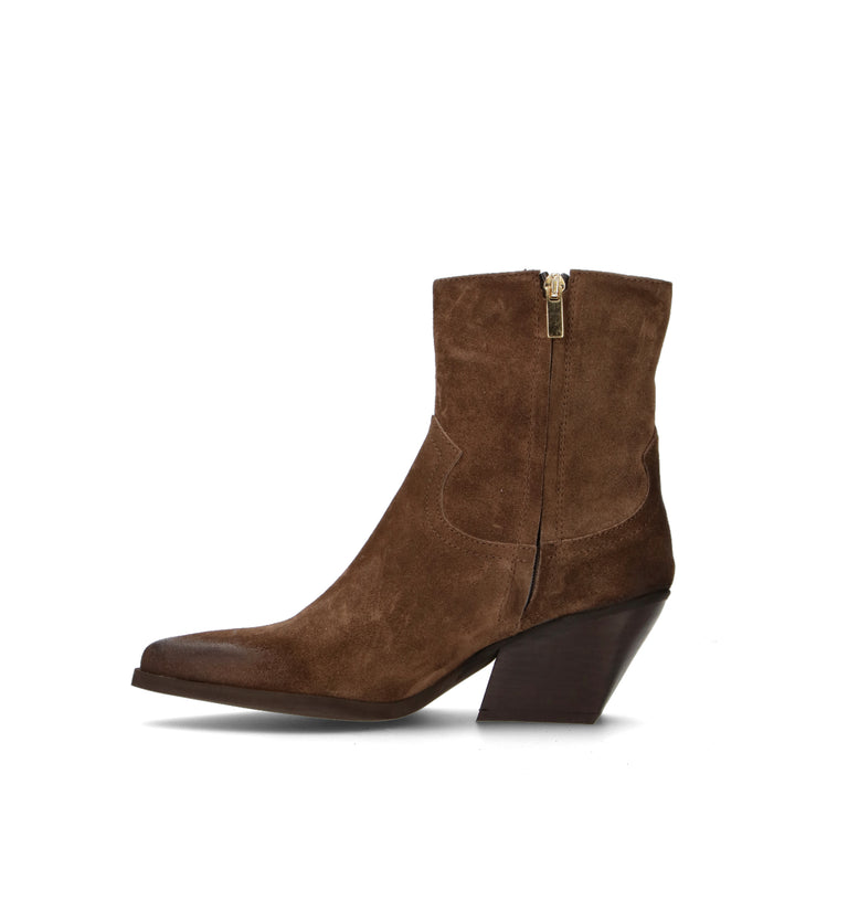 PHIL MELVIS Tronchetto donna marrone in suede