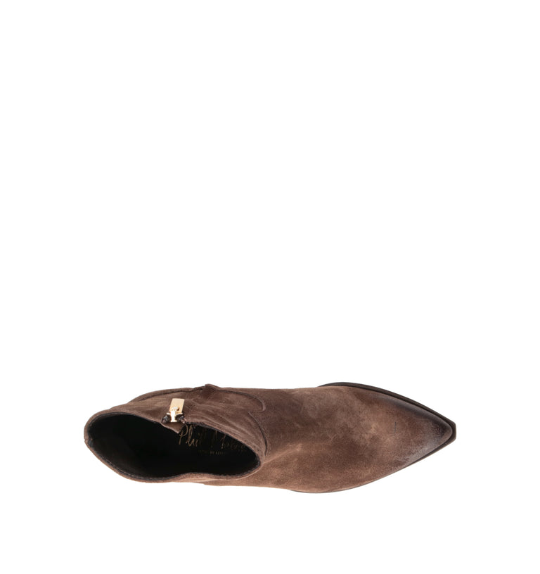 PHIL MELVIS Tronchetto donna marrone in suede
