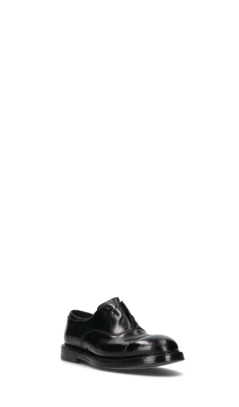 PREMIATA Stringata uomo nera in pelle