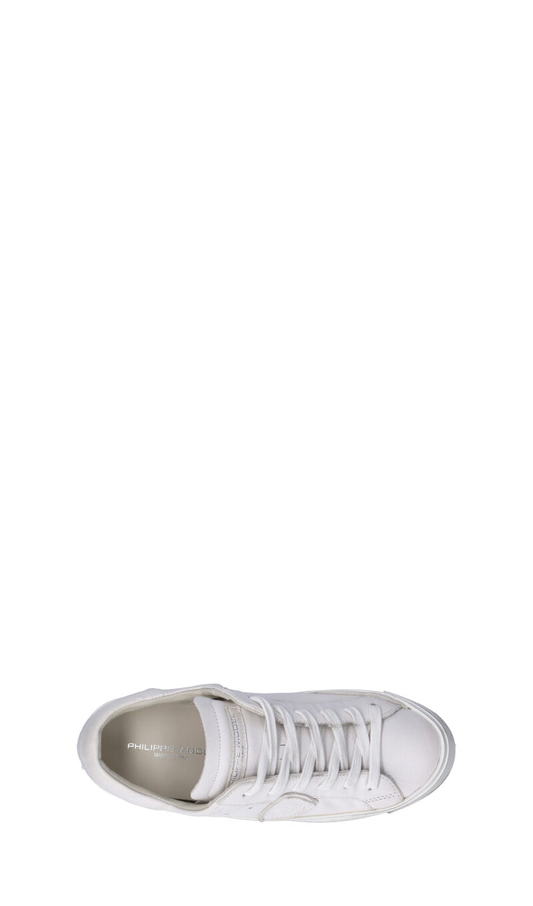 PHILIPPE MODEL Sneaker donna bianca in pelle