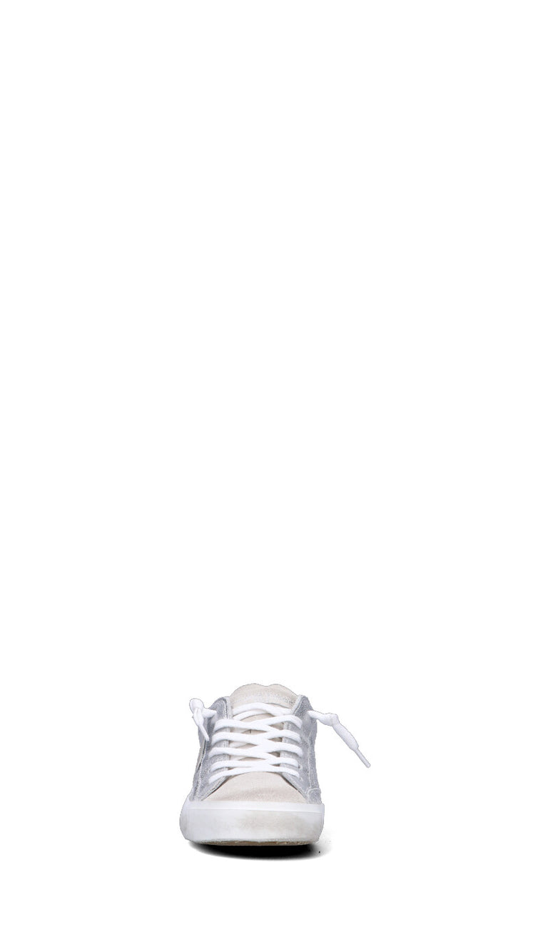PHILIPPE MODEL Sneaker donna argento in pelle