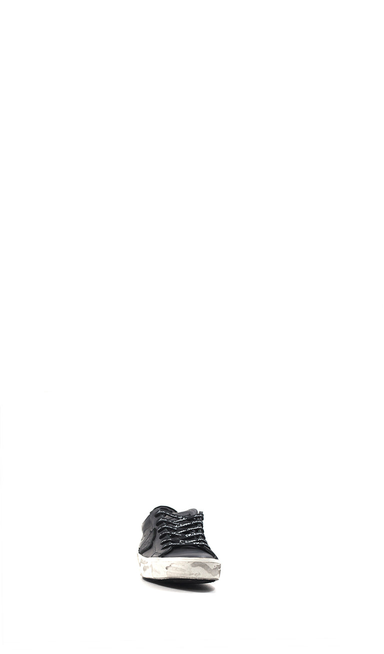 PHILIPPE MODEL Sneaker trendy donna nera/fuxia in pelle