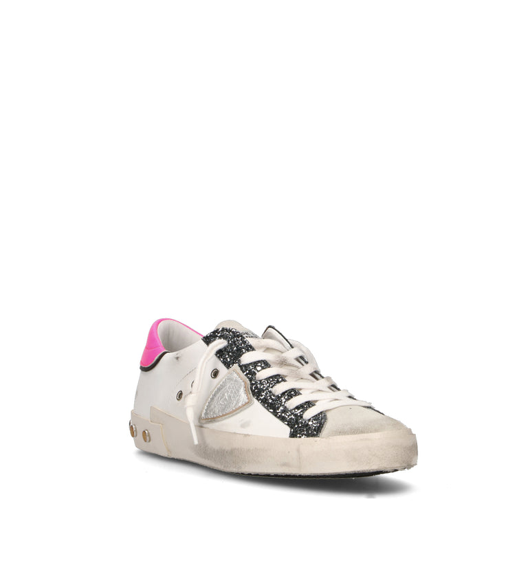 PHILIPPE MODEL Sneaker donna bianca/rosa