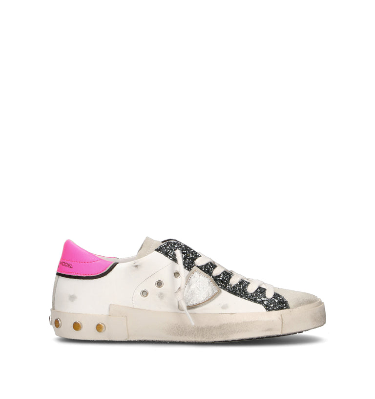 PHILIPPE MODEL Sneaker donna bianca/rosa