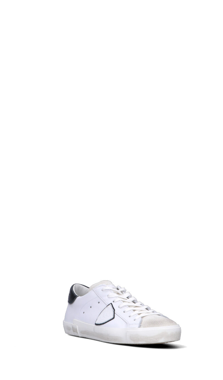 PHILIPPE MODEL Sneaker uomo bianca/nera in pelle