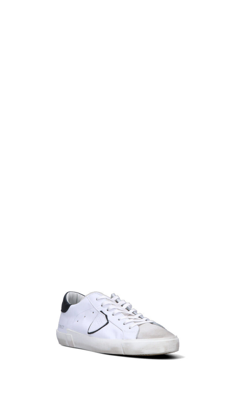 PHILIPPE MODEL Sneaker uomo bianca/nera in pelle