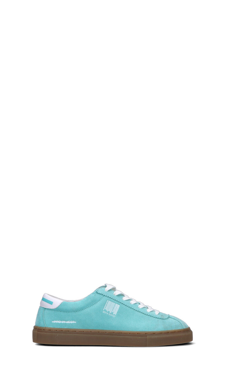 PRO 01 JECT Sneaker uomo azzurra in suede