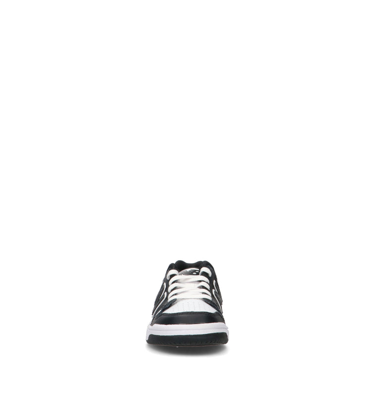 NEW BALANCE Sneaker bimbo nera/bianca in pelle