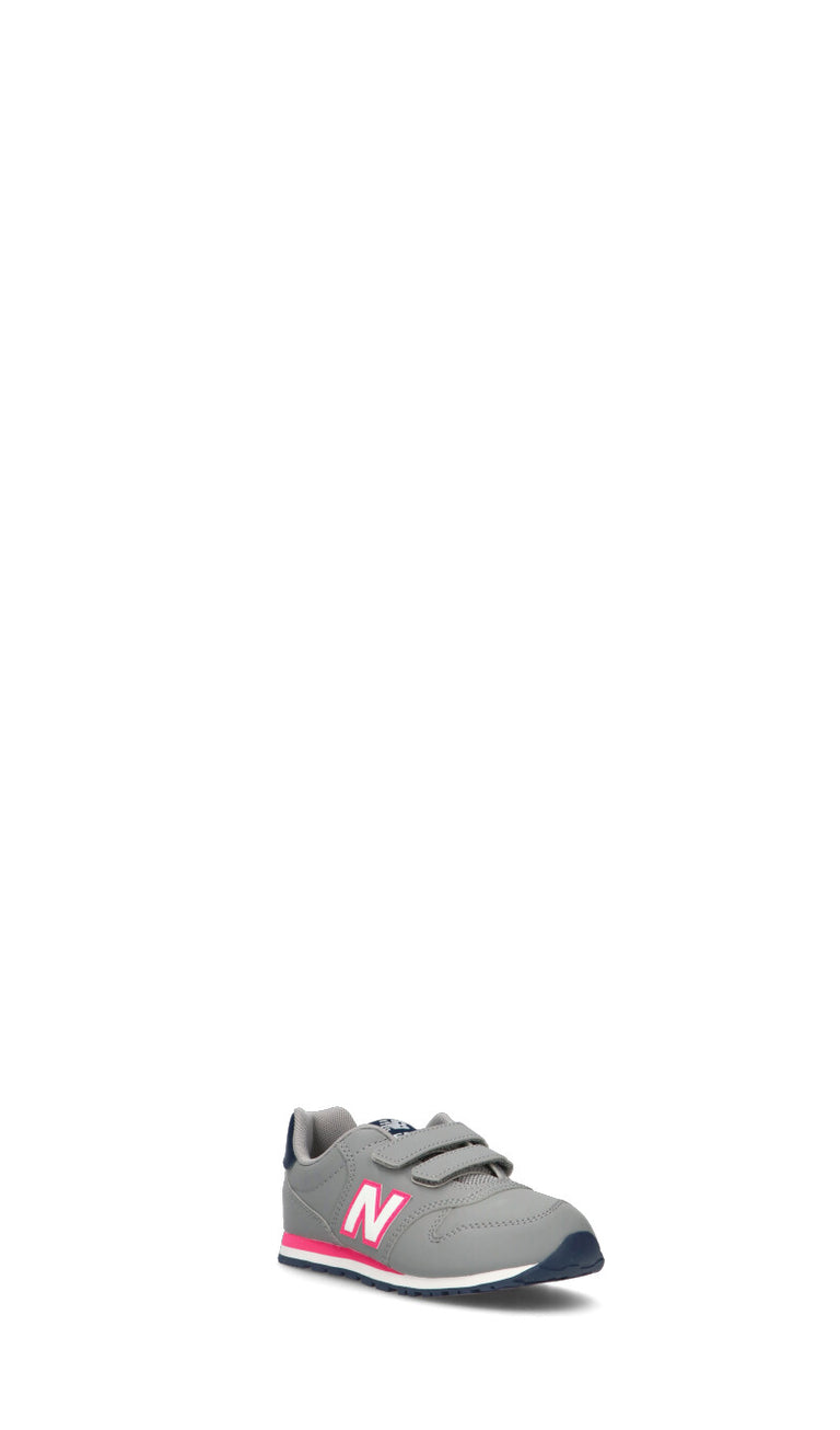 NEW BALANCE Sneaker bimba grigia/fucsia