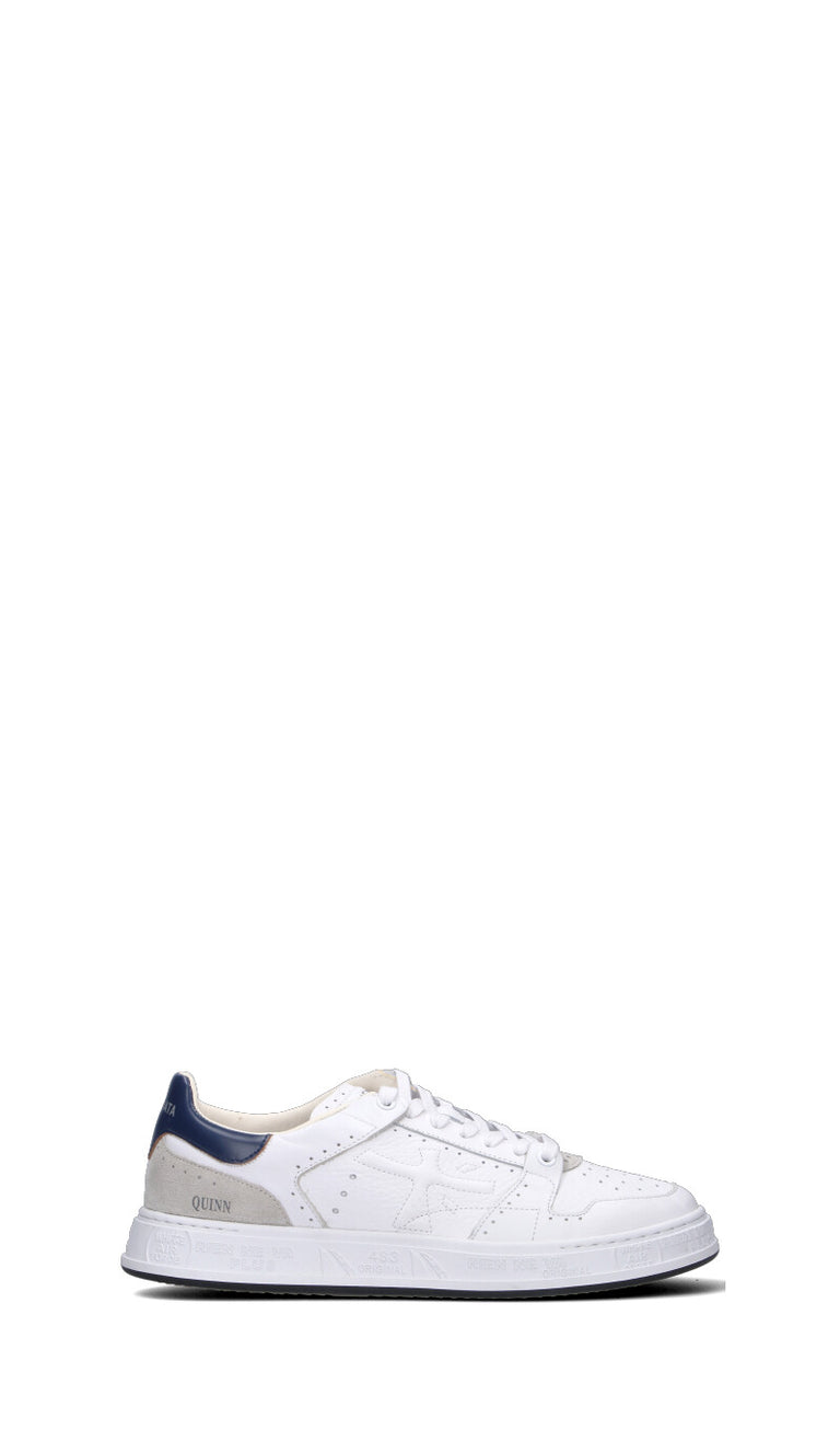 PREMIATA Sneaker uomo bianca/blu in pelle