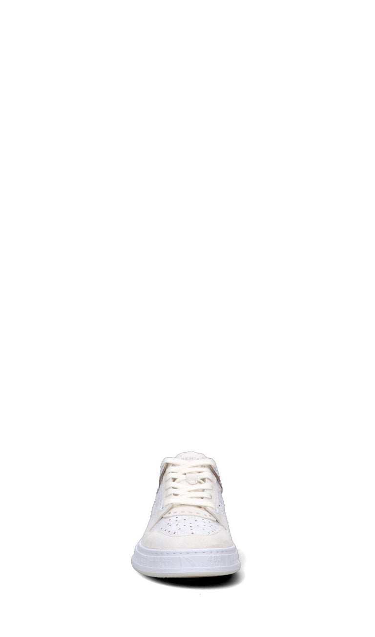 PREMIATA Sneaker donna bianca/gialla in pelle
