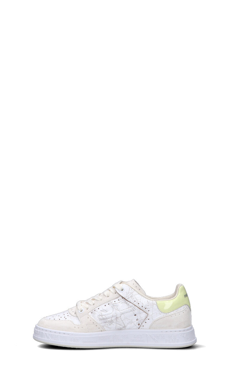 PREMIATA Sneaker donna bianca/gialla in pelle