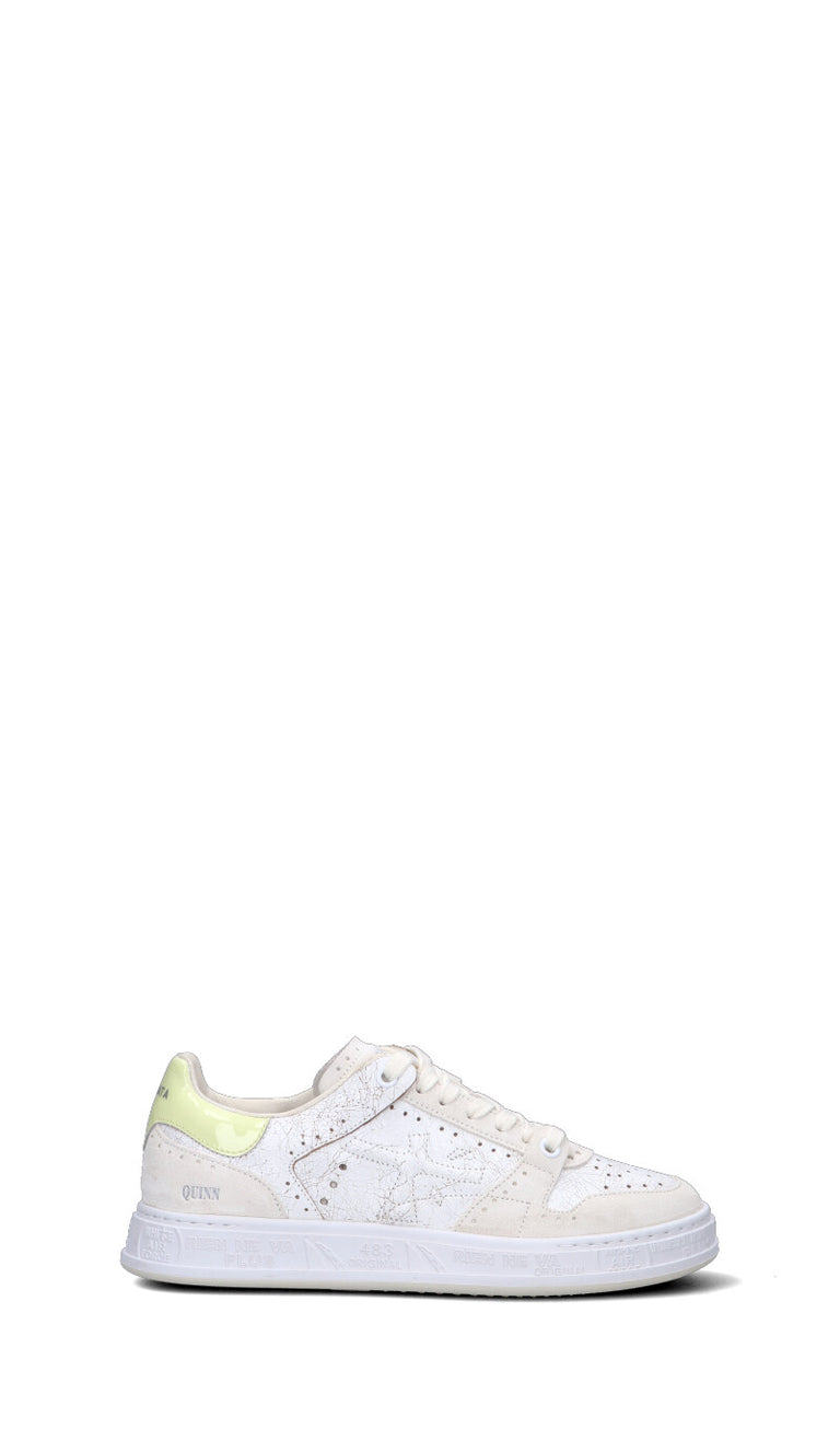 PREMIATA Sneaker donna bianca/gialla in pelle