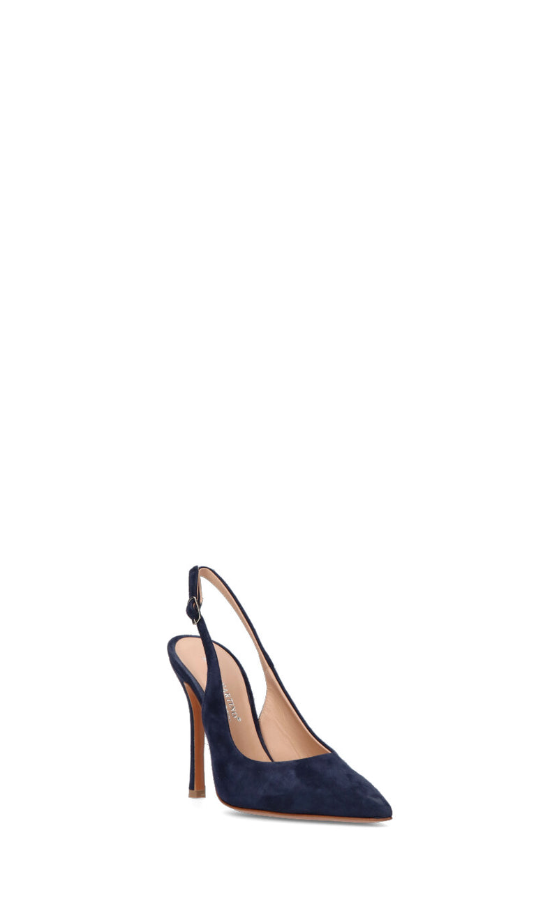 ENZO DI MARTINO Slingback donna blu in suede