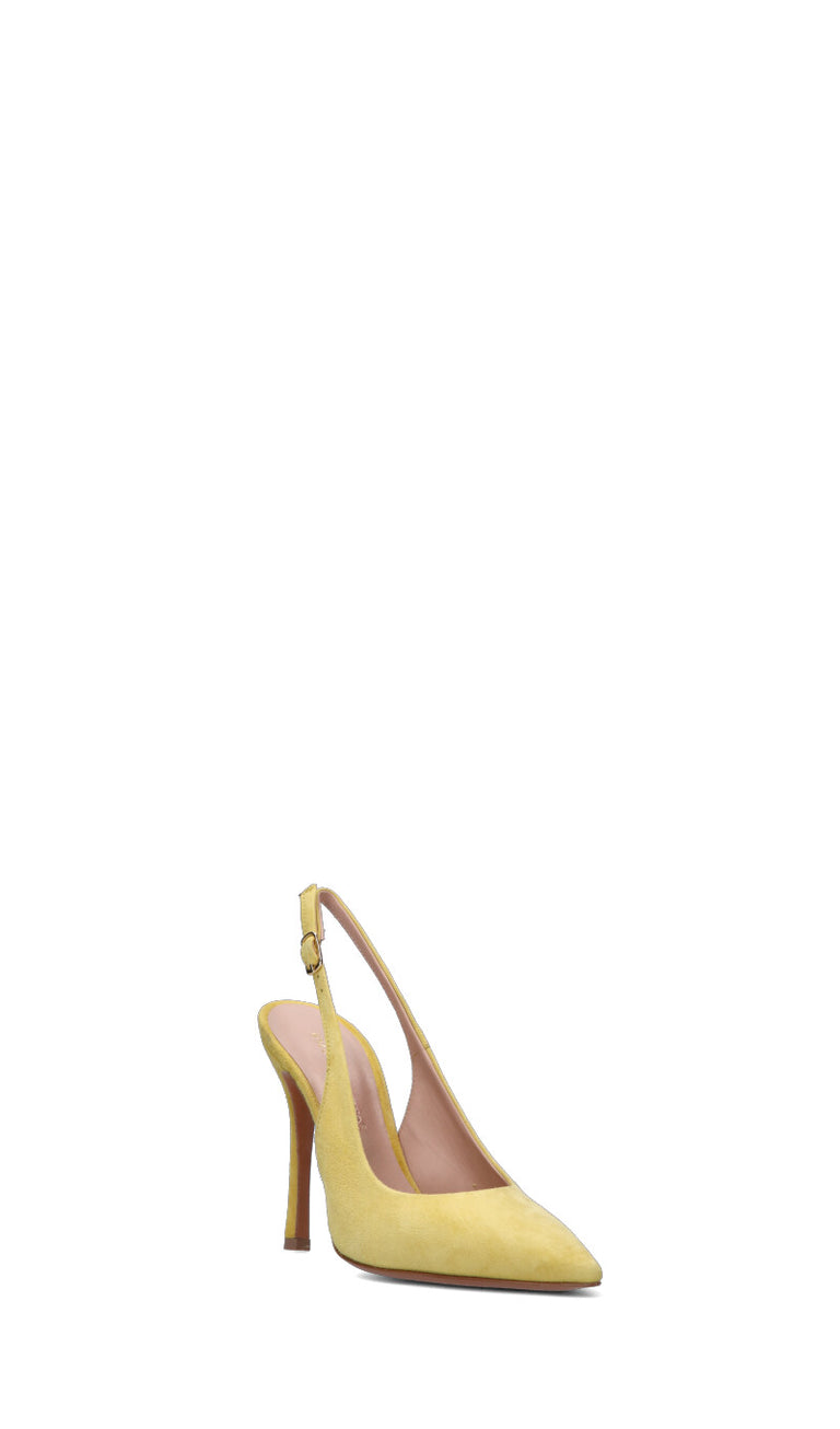 ENZO DI MARTINO Slingback donna gialla in suede